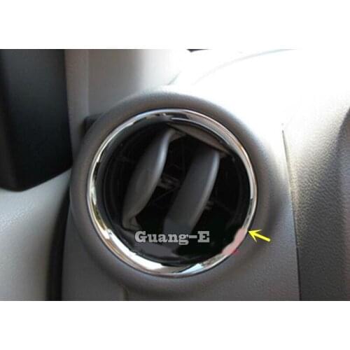 For Nissan NOTE 2017 2018 2019 2020 Car Air Conditioner Vent Outlet Garnish Cover Left + Right Decoration Interior Frame Trim