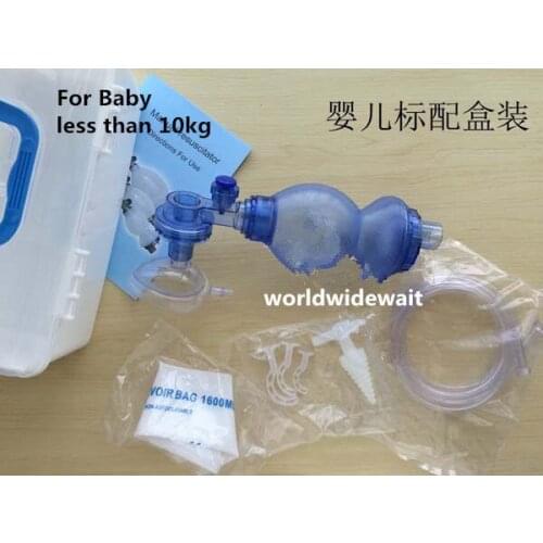 Breathe Emergency Tool Manual Resuscitation Bag With Plastic Box For Baby