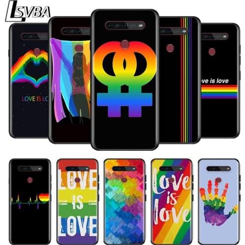 Gay Lesbian LGBT Rainbow Pride For LG G8 V30 V35 V40 V50 V60 Q60 K40S K50S K41S K51S K61 K71 K22 K31 K42 K92 ThinQ Phone Case