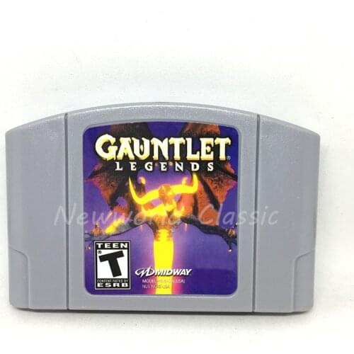 Gauntlet Legends English Languae Video Game Cartridge Card for 64 Bit Game Console US NTSC Version