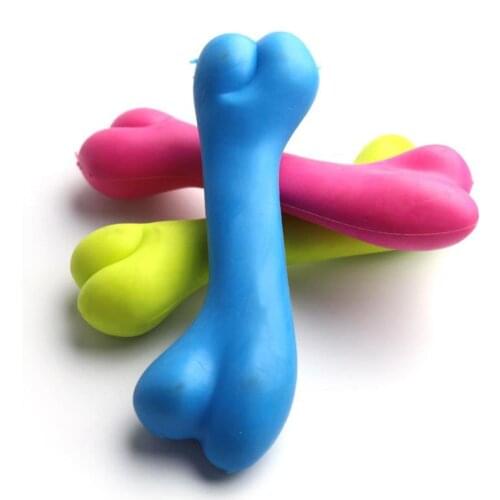 Pet Toys Chew Dog Toys Teddy Puppy No Poison Health Chew Interactive Rubber Pacifier Bones Molar Clean Teeth Funny Games