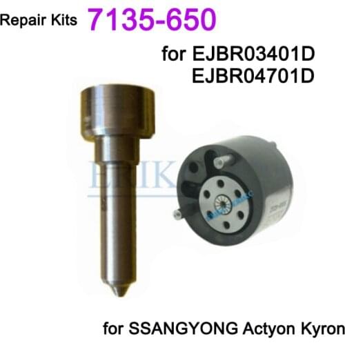 A6640170021 Injector Repair kit 7135-650 Nozzle L157PBD L157PRD Valve Set 9308-621C 28239294 for SSANGYONG EJBR04701D EJBR03401D