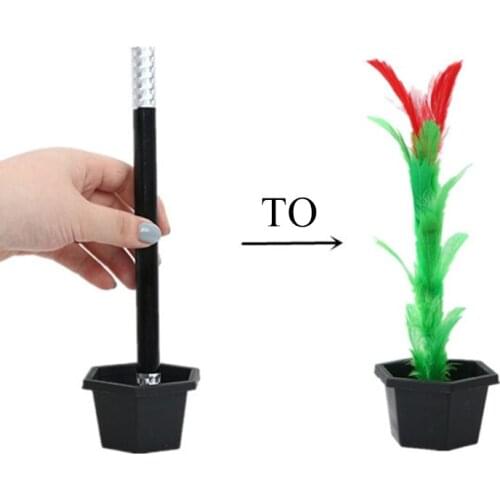 New Creative Magic Toy Magic Wand to Flower Easy Magic Tricks Street Stage Performance Kid Adult Props for fun Gift