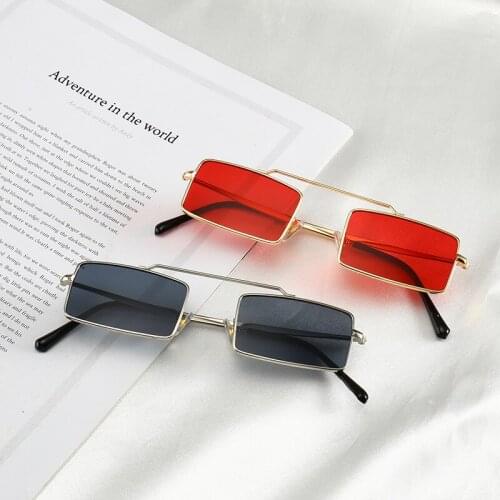 New small rectangle sunglasses women square sun glasses for women 2020 summer style female uv400 9-BLS3420