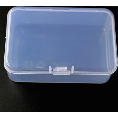 5 pcs Transparent Plastic Earphone Storage Box