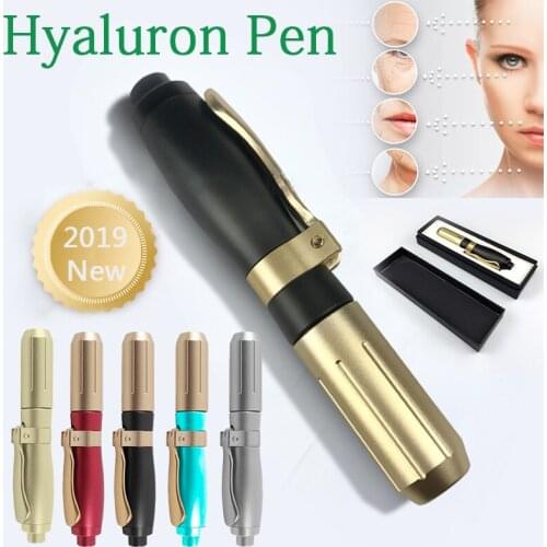 Hyaluronic Acid Pen 0.3ml & 0.5ml, Manual Pressure Non-Electric Injection Gun, Stainless Steel Pen Remove Dark Circles Eye Bags