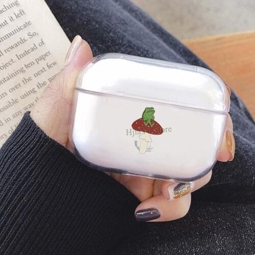 Garden Wall Mushroom Frog Cover For AirPods Pro 3 Air Pods Case Earphone Accessories TPU Protector Airpods3 Case
