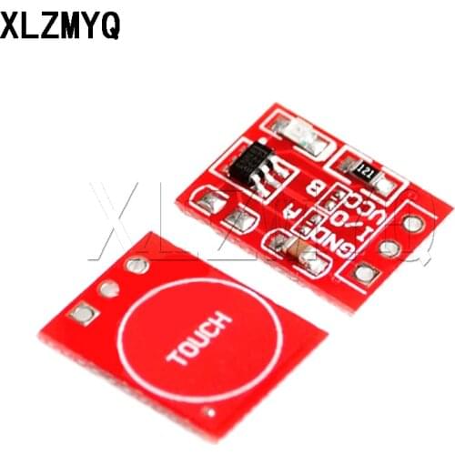10PCS TTP223 Touch button Module Capacitor type Single Channel Self Locking Touch switch sensor / No-Locking Capacitive Switches