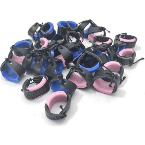 Silicone Thimbles Hollowed Out Breathable Playing Guitar Protective Finger Sleeve DIY Thimble Ring Crafts Sewing Tool Supplies