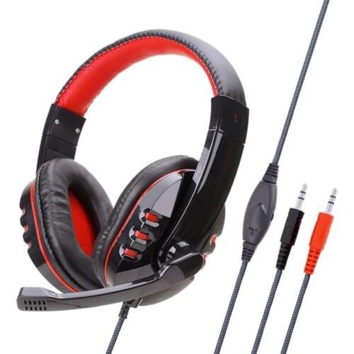 Stereo Headphone Headset Casque Deep Bass Computer Gaming Headset PS With Mic LED Light For PC Game Gamer Earphone