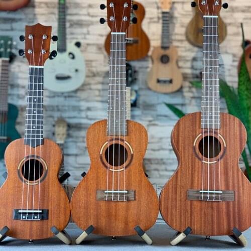 Concert Ukulele Stringed Instrument Fretboard Wood Walnut Guitar Ukulele 26 Inch Mahogany Muzik Aletleri Playing Tools EH50U