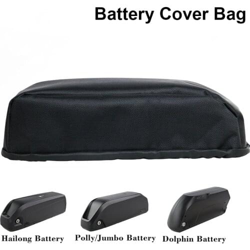 Ebike Battery Waterproof Bag Cover Mud-Anti Cover Hailong Lithium Electric Bike Battery Pack Durable Cycling Protective Cover