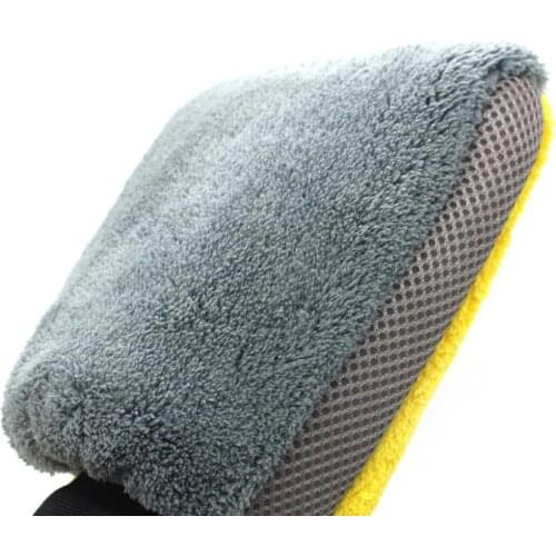 1Pc Auto Wash Cloth Reusable Soft Microfiber Car Automobile Washing Cleaning Mitt Gloves Tool