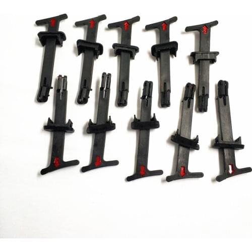 10Pcs Car Engine Front Hood Grille Hand Cover Lock Release Handle 1J5823593C For VW Bora Golf 4 MK4 Jetta 1J5 823 593C