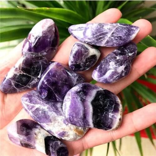 100g Natural Purple Amethyst Point Quartz Crystal Rock Stone Natural Stones and Minerals
