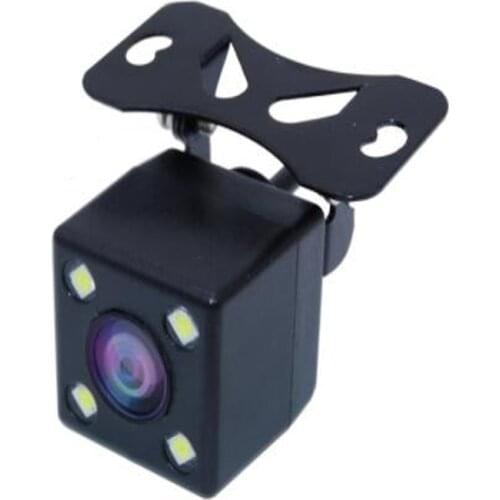 2*Universal Adjustable External Mount with 4LED Light Reversing HD Night Vision CCD Car Rear View Camera