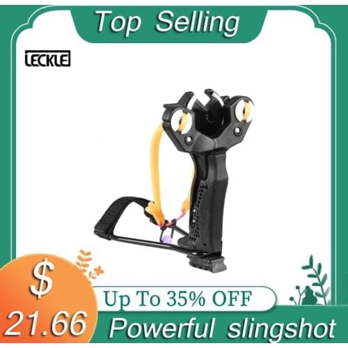 2021 Powerful Slingshot With Arrow Rest And Wrist Support High Quality Nylon Outdoor Tools Hunting Shooting Catapult CS Games
