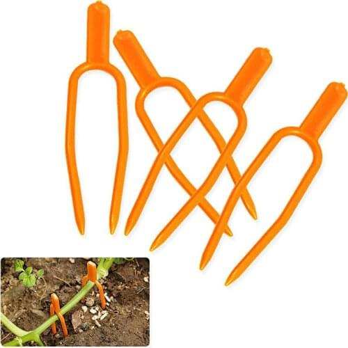 50pcs /SET Garden Tool Plastic Plant Clips Stolons Fastening Fixture Clamp Accessory Farming Strawberry Forks