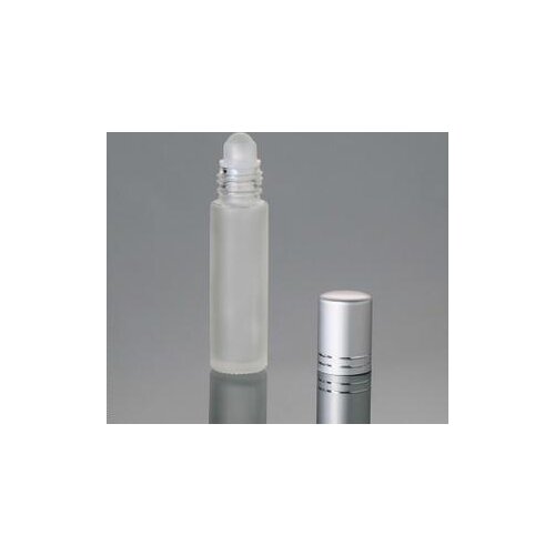 500pcs 10ml Roll on perfume bottle, 10 ml clear essential oil roll on bottle, small frosted glass roller container