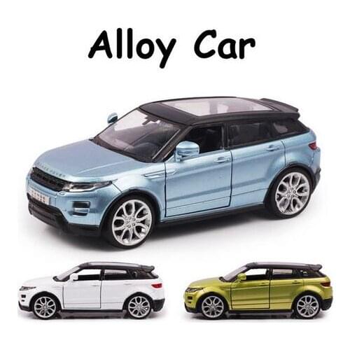 Alloy Car Model SUV 1:35 For Land Rover Evoque Diecast Toys pull back Vehicle Collection Kid Gifts Supercar Model