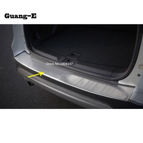 Car Stainless Steel Back Rear Pedal Door Scuff Plate Frame Outside Threshold Trunk For Ford Kuga Escape 2013 2014 2015 2016