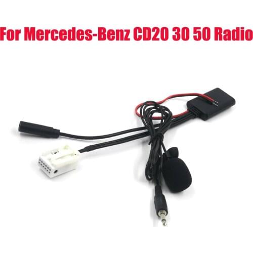 Biurlink Car Bluetooth Module Receiver Adapter Wireless Audio Player AUX-IN Cable For Benz W169 W221 W251 W245 CL-Klasse