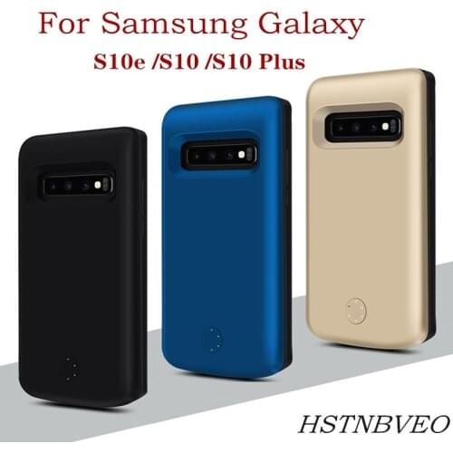 Shockproof Battery Charger Case For Samsung Galaxy S10 Plus S10e Battery Power Pack Backup USB Charging Power Bank Battery Cases