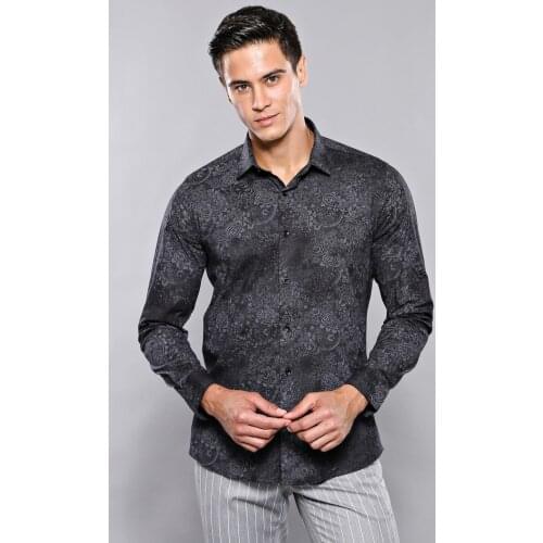 Floral Black Shirt Wessi