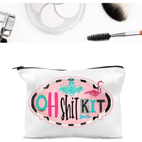 Bachelorette hen Party bridal shower Wedding bride to be birthday Bridesmaid gift Hangover Kit Makeup Cosmetic Bag decoration