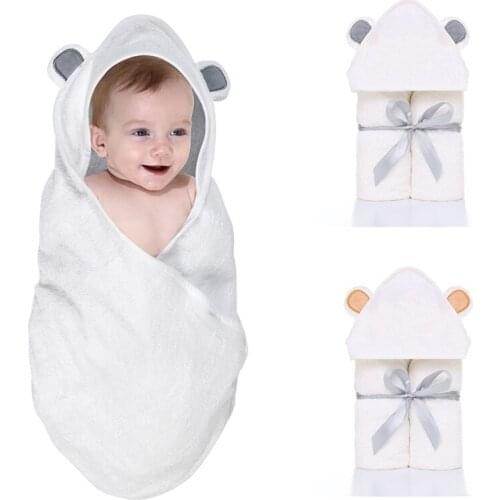 Comfortable Baby Bathrobe Babies Kids Hooded Bathrobe Toddler Baby Bath Towel Kids Bath Robe Infant Towel hooded towel for kid