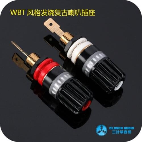 T 0708Cu Copperplate Audiophile Speaker Speaker Amplifier Binding Post Terminal Block