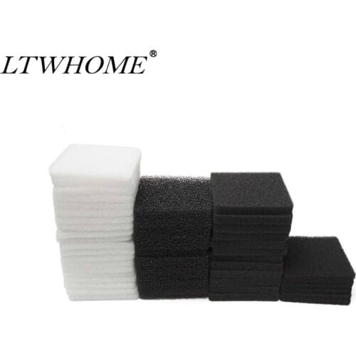 LTWHOME Compatible Foam Carbon Micro Filter Pads Set Fit for Rena Filstar xP Filter Media