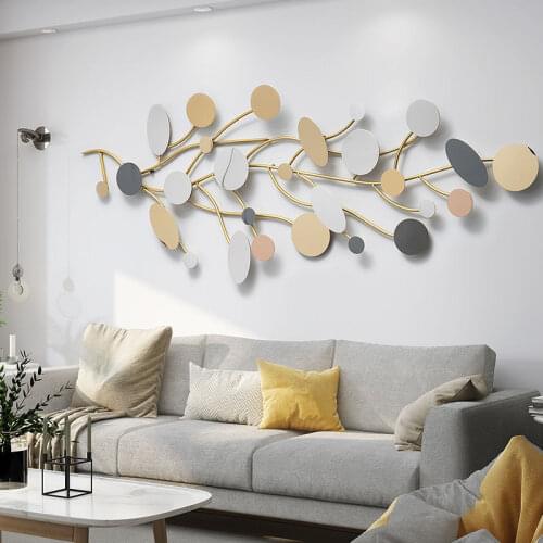 Li Ying Mi Zong Wall Hanging Creative Metal Pendant Living Room Bedroom Wall Cross-border Three-dimensional Decorative Painting