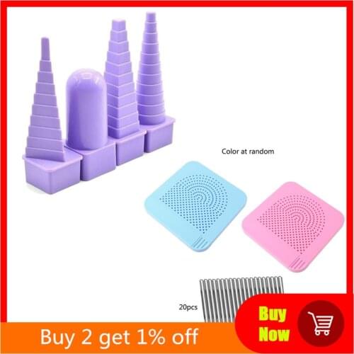 3 Shapes Mandrel Wire Quick Round Square Triangle Spiral Maker Roller Quilling Modeling Tools Jewelry Making Tools