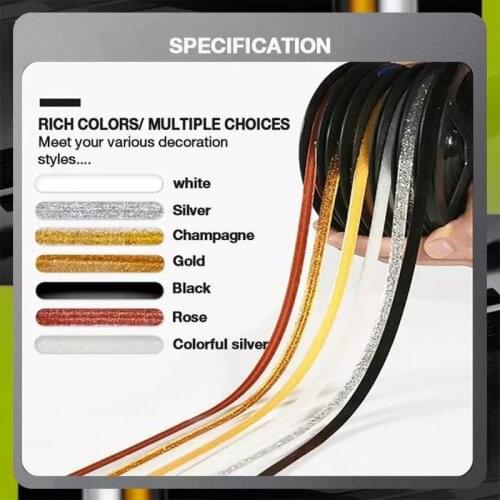 Mildews-proof Self-adhesive Beauty Edge Sink Kitchen Sealing Tape Caulk Strip Self Adhesive Waterproof Stickers JS22