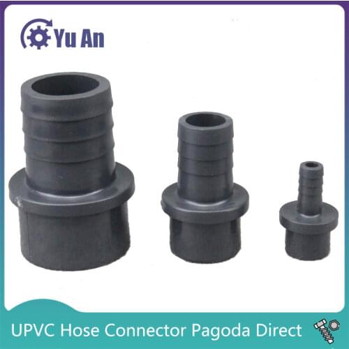 Hose Connector Pagoda Direct PVC Material Hose Direct Hard and Soft Quick Connect Plastic Pagoda Connector Socket 1 Pcs