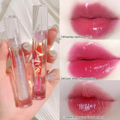 SUIKONE Camellia Crystal Stick Lip Oil Instant Volumising Lip Plumper Gloss Moisturizer Repair Lip Line Jelly Enhancer Lip TSLM2