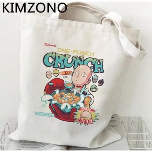 One Punch Man Mob Psycho 100 shopping bag shopper recycle bag reusable bag shoping boodschappentas reusable sac tissu