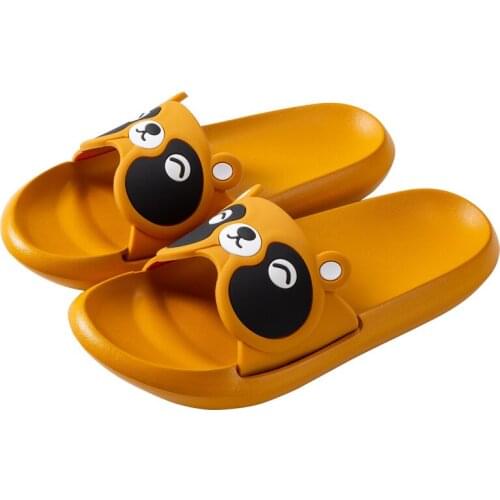 Slippers Womens Household Non-slip Thick-soled Soft-soled Mens Ins Cartoon EVA Couple Slippers Mens Shoes Mens Slippers