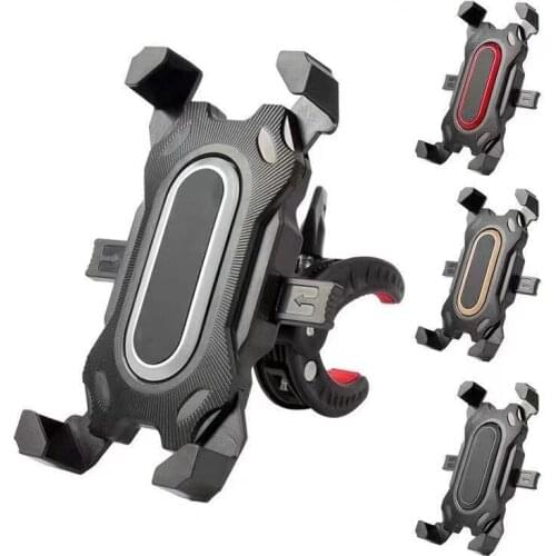 Universal Mobile Phone Holder Motorcycle Anti-slip Riding Bracket Bike Bicycle Phone Stand For IPhone Huawei Samsung Xiaomi
