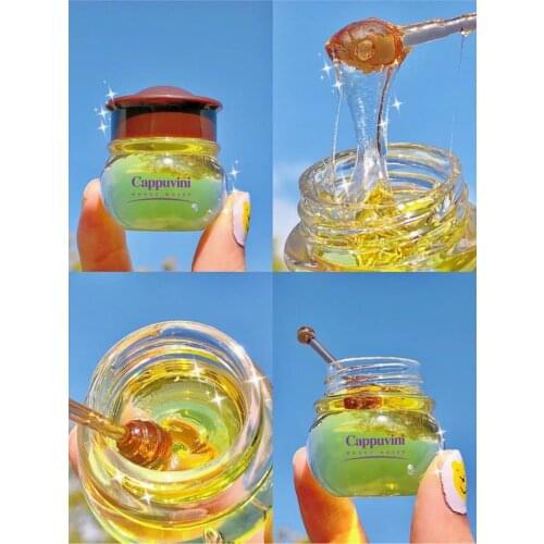 Moisturizing Honey Lip Oil Unisex Nourishing Anti-wrinkle Lip Balm Anti-cracking Smooth Lip Fine Lines Sleeping Lips Mask TSLM2