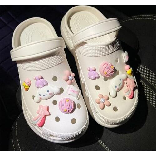 Whole Set Hot Sale DIY Shoes Charms for Croc Cute Cartoon Handmade Croc Charms Designer Quality Garden Shoe Decoration Girl Gift