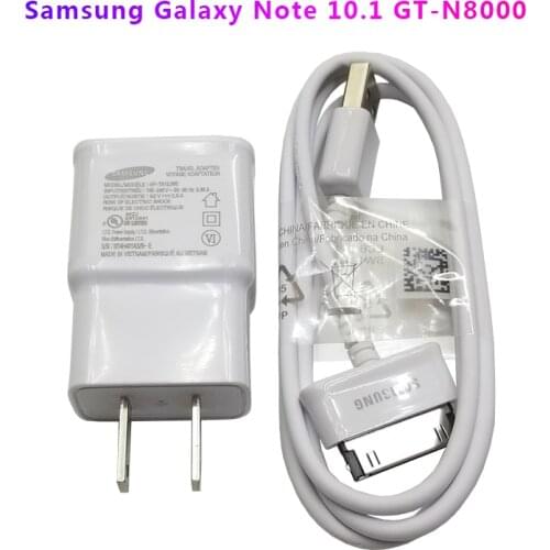 Samsung GT-N8020 Tablet PC Original Data Cable Charger For Galaxy N8010 N5100 N5110 P7510 P7310 P6200 P1000 P3100 Charging Cable
