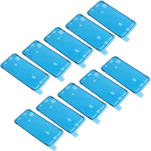10 Pcs Screen Adhesive Strips LCD Display Sealing Adhesive Replacement Pre-Cut Waterproof Seals Stickers for iPhone X