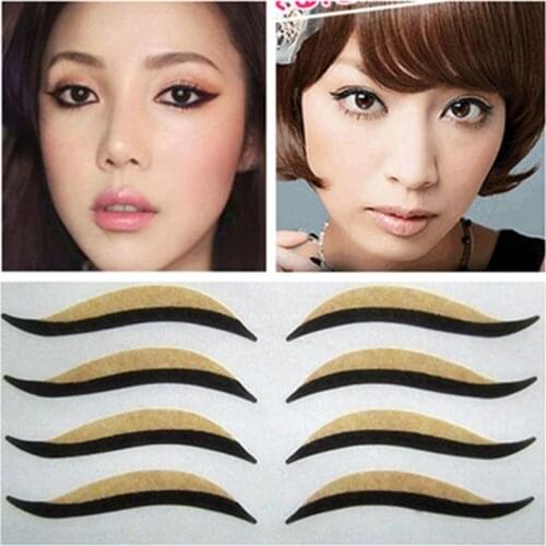 50pcs/5packs Cat Eyes Sticker Black Eyeliner & Double Eyelid Tape Smoky Tattoo eye makeup Cat eye look SP-1002