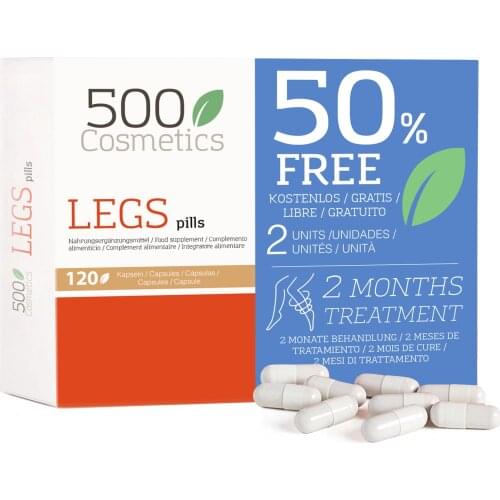500Cosmetics Legs-natural capsules to prevent varicose veins