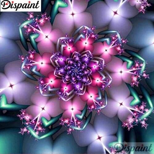Dispaint Full Square/Round Drill 5D DIY Diamond Painting "Religious Mandala" Embroidery Cross Stitch 3D Home Decor A12450