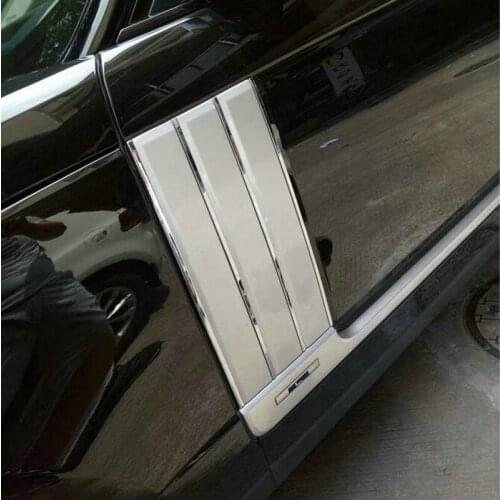 For Range Rover Vogue L405 2013-2021 Black Door Side Fender Vent Molding Cover Kit 2pcs