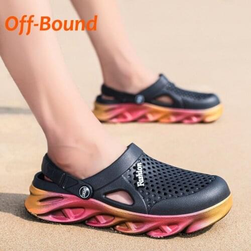 Summer Men Women Slippers Outdoor Blade Clogs Garden Shoes Beach Sandals Mules Massage Home Slides Bathroom Loafers Flip Flops