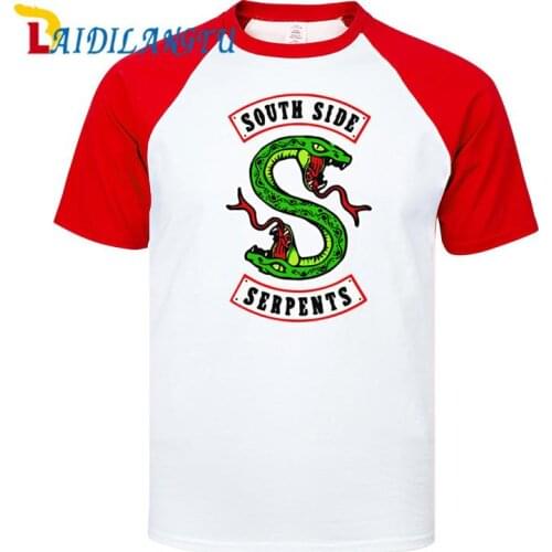 Summer hip hop t shirt Riverdale South Side Serpents funny tee cute cotton cool tshirt lovely summer costume t-shirt